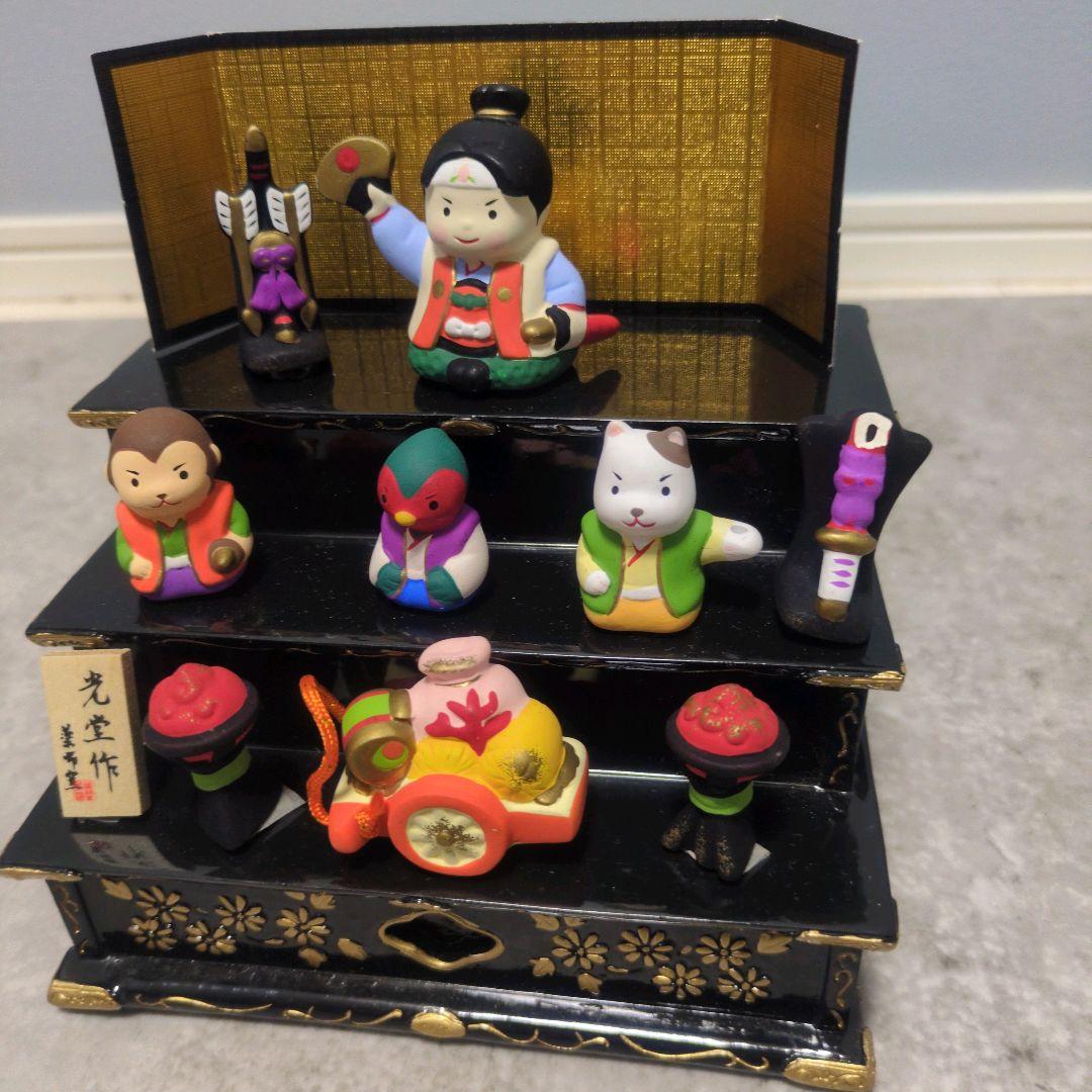 五月人形　五月飾り　桃太郎　薬師窯　こどもの日　端午の節句