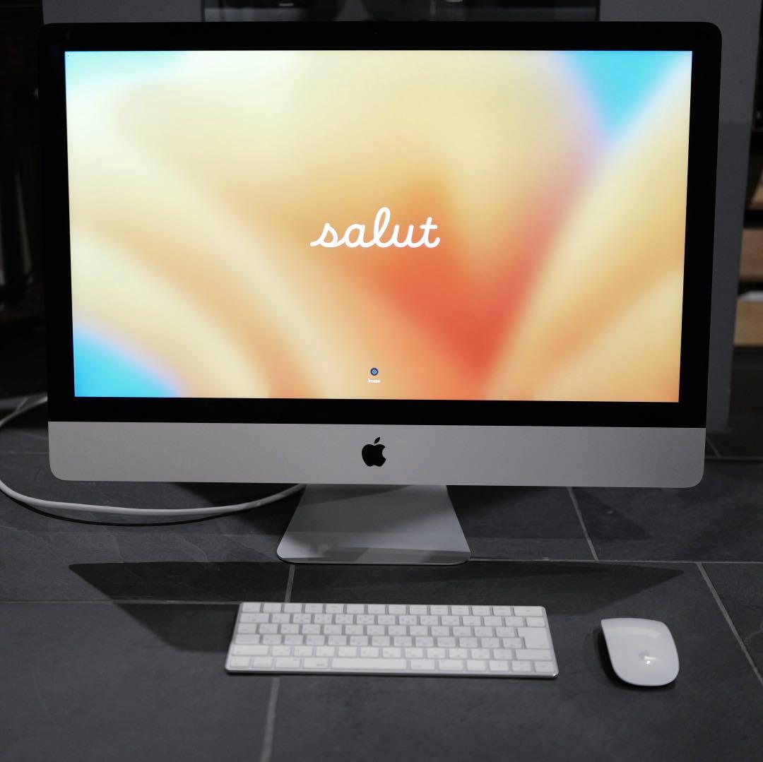 iMac2017 5K 27inch/3.4Ghz クアッドコア　1TB