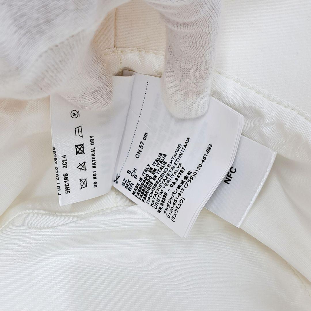 miumiu ミュウミュウ バケットハット コットン S ホワイト