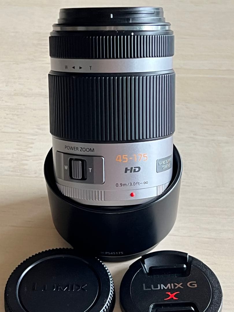 (美品)パナソニック ルミックス電動パワーズームレンズ 45-175mm