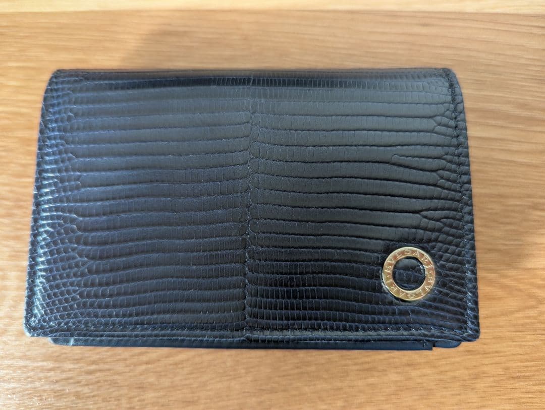 BVLGARI リザードレザー 名刺入れ