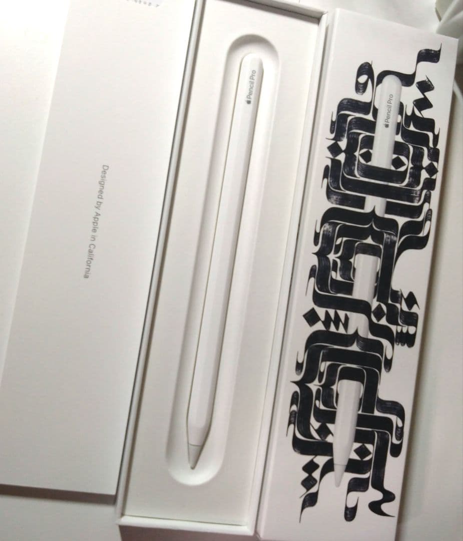 Apple Pencil Pro ホワイト 箱付き(M2-M4)