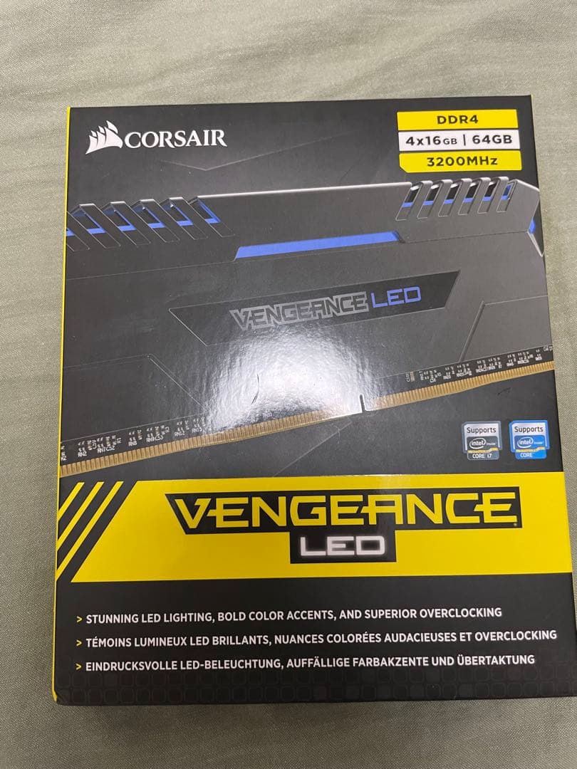 CORSAIR DDR4 64GB 3200MHz 16GB 4枚