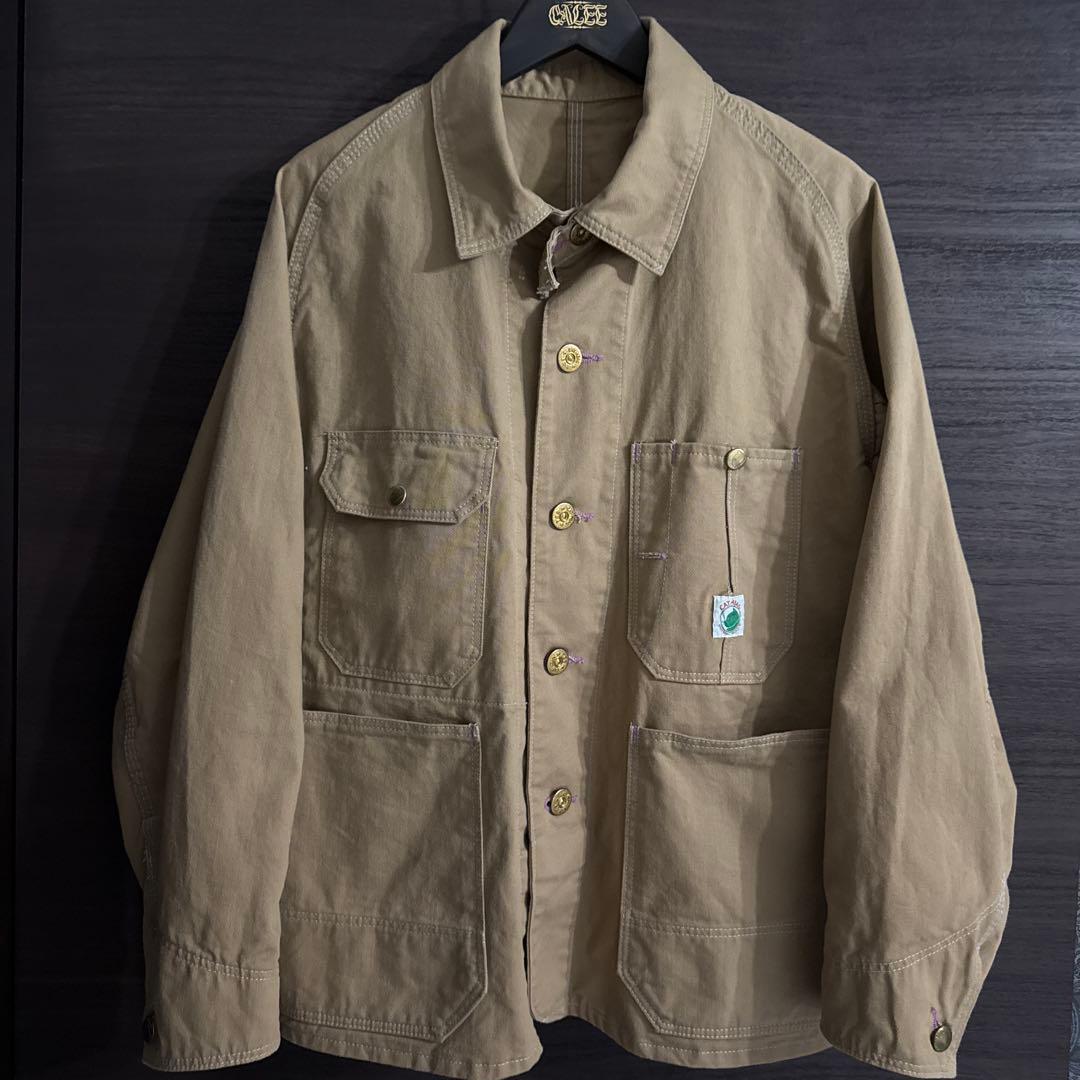 ジャケット・アウター TCB Jeans Cat Head Jacket Khaki Drill 34