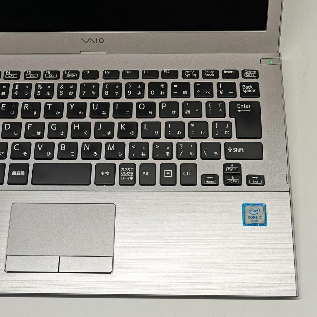 【VAIO】VJS 高性能i7 SSD128GB 8GB シルバー ノートPC