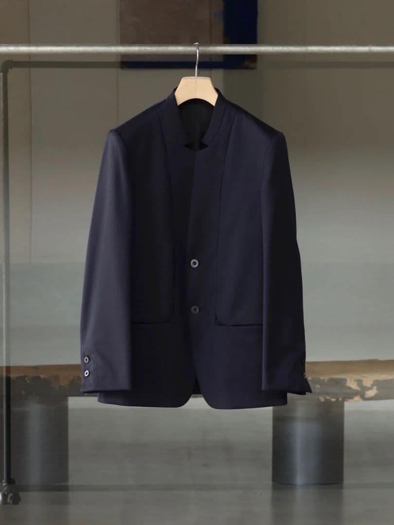 【未使用】IRENISA LAPEL LESS CUTTING JACKET