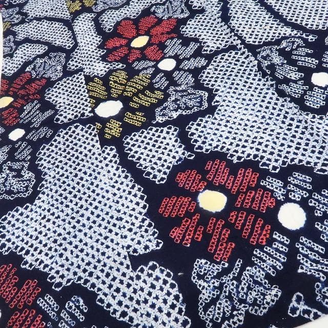 Y1213◆綿 有松鳴海絞り 洗える夏着物 手縫い仕立て 高級浴衣 着物