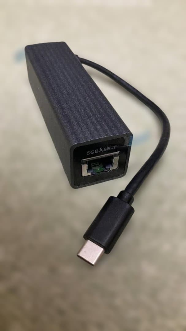 QNAP QNA-UC5G1T USB3.2 Gen1 5GbEアダプター1