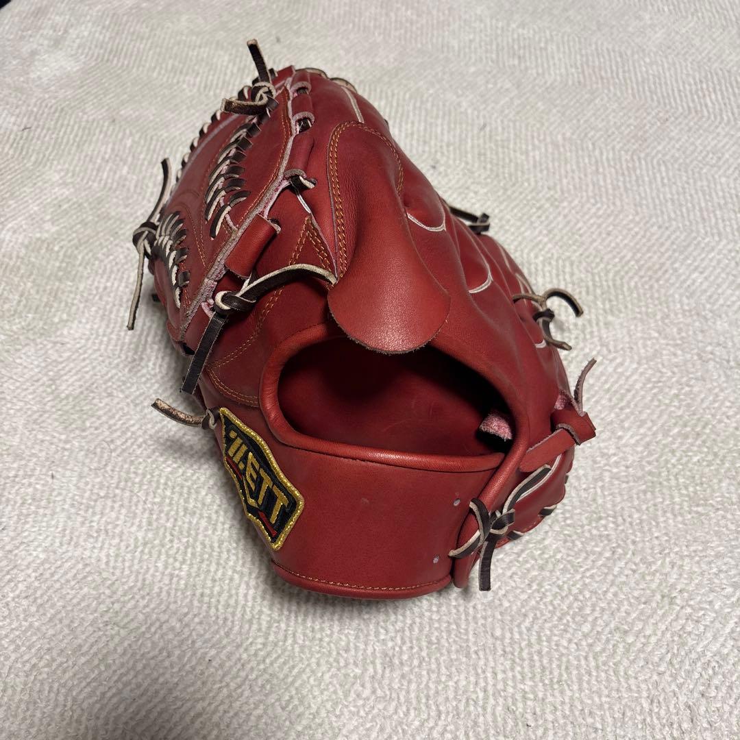 ZETT 軟式グローブ レッド