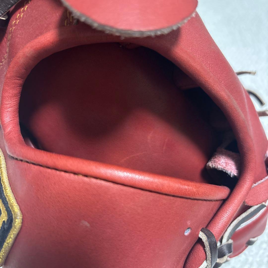 ZETT 軟式グローブ レッド