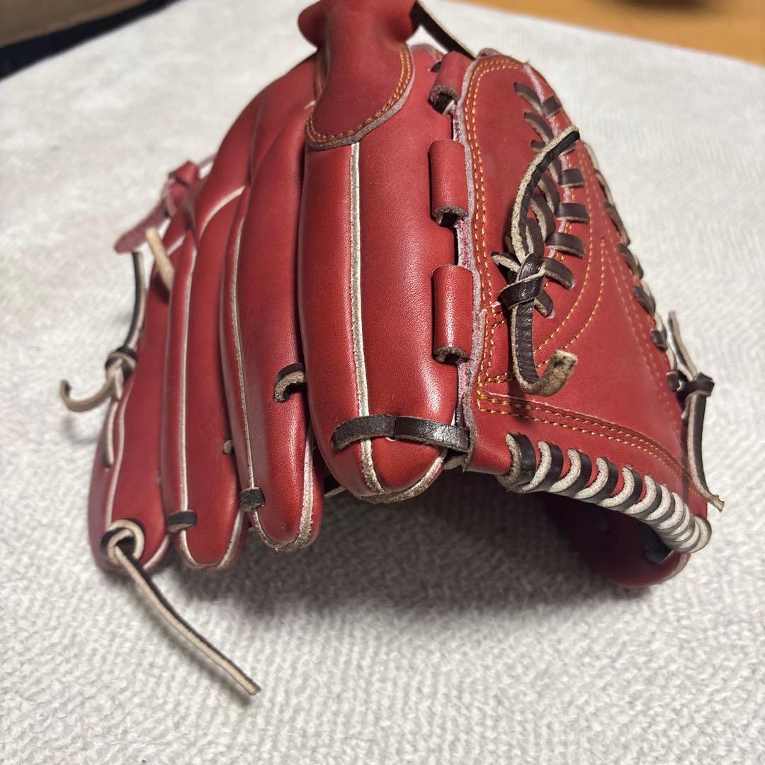 ZETT 軟式グローブ レッド