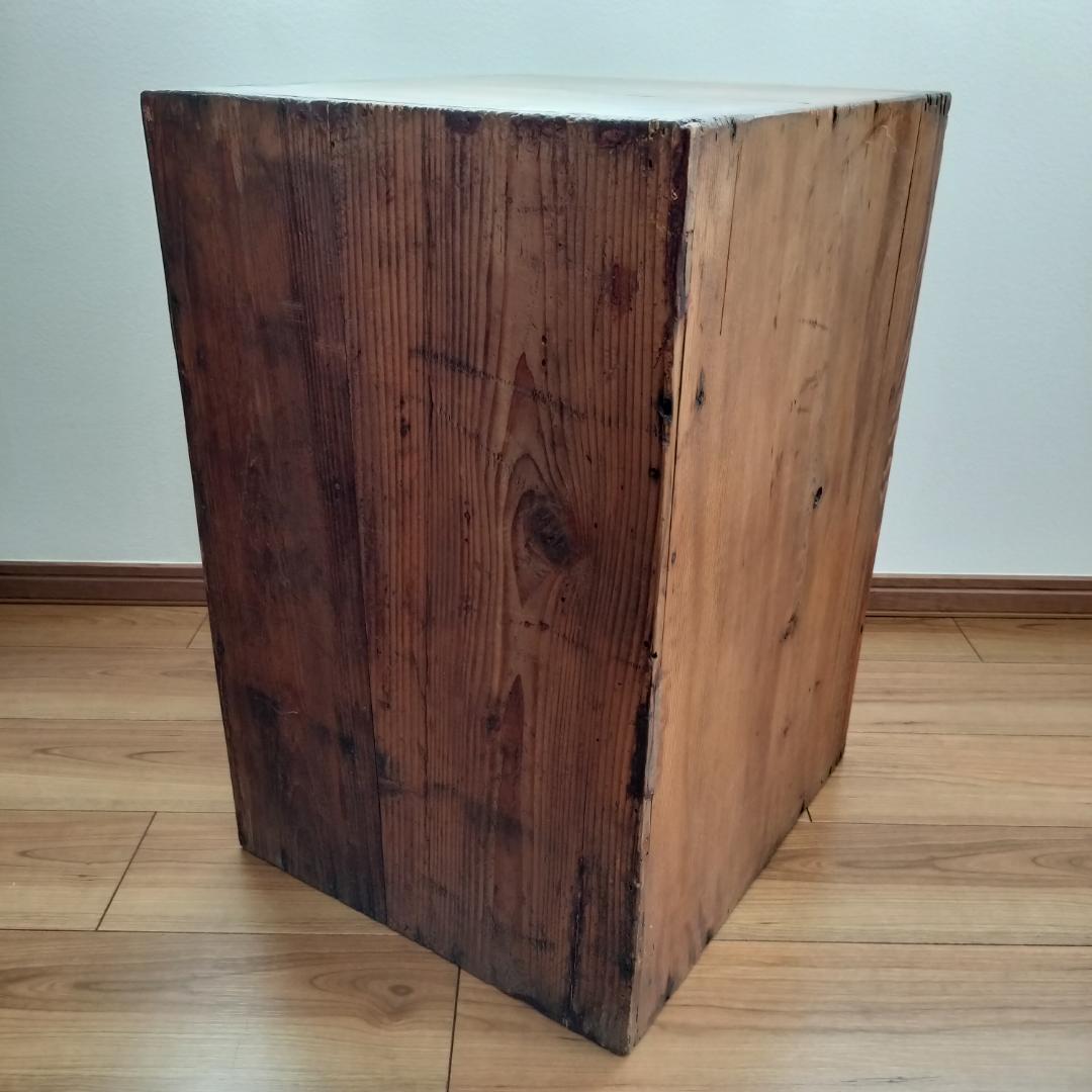 ［さらさらこ］昭和レトロ　ガラスキャビネット（木製収納棚）　水屋　古家具