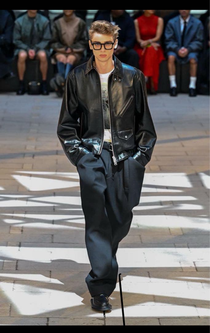 25SS Sacai Suiting Bonding Pants グレー2