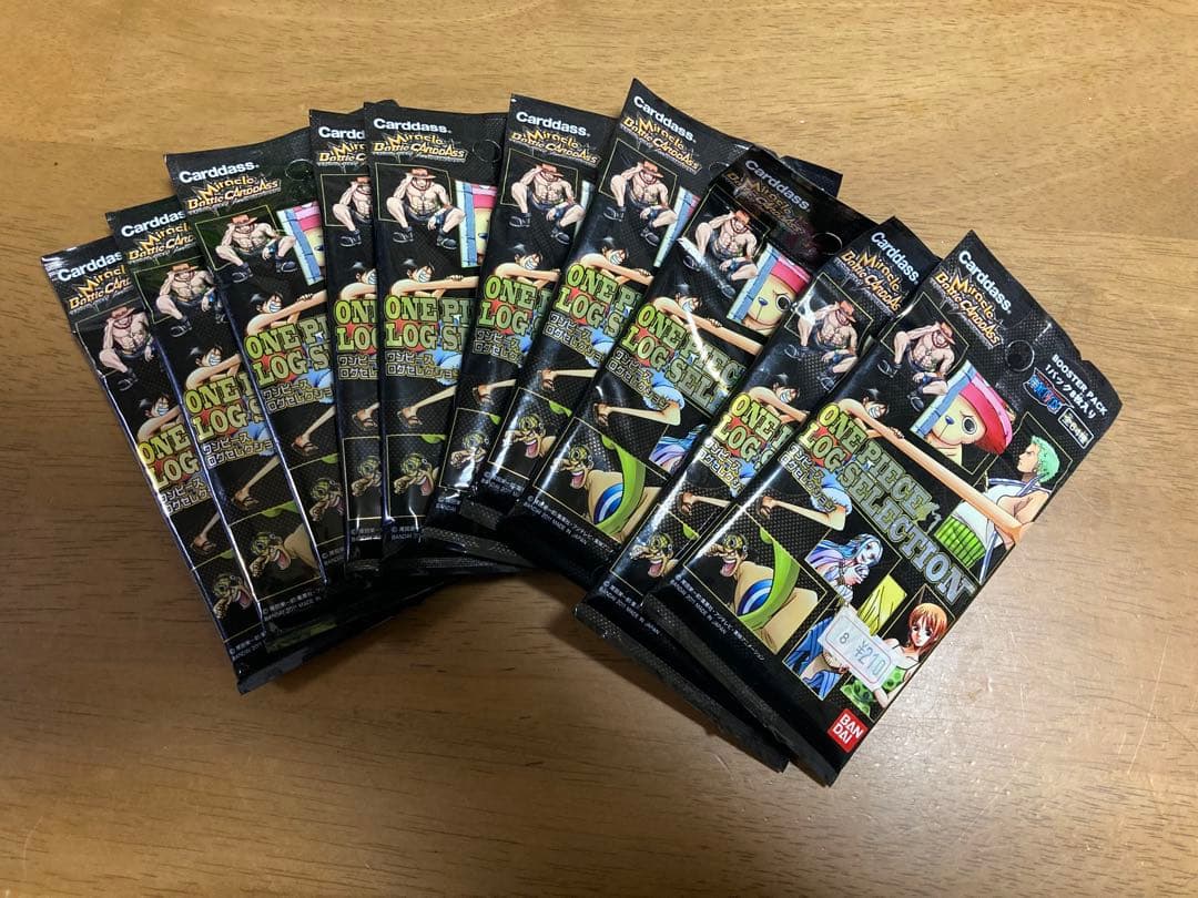 ONE PIECE LOG SELECTION ブースターパック 10パック。