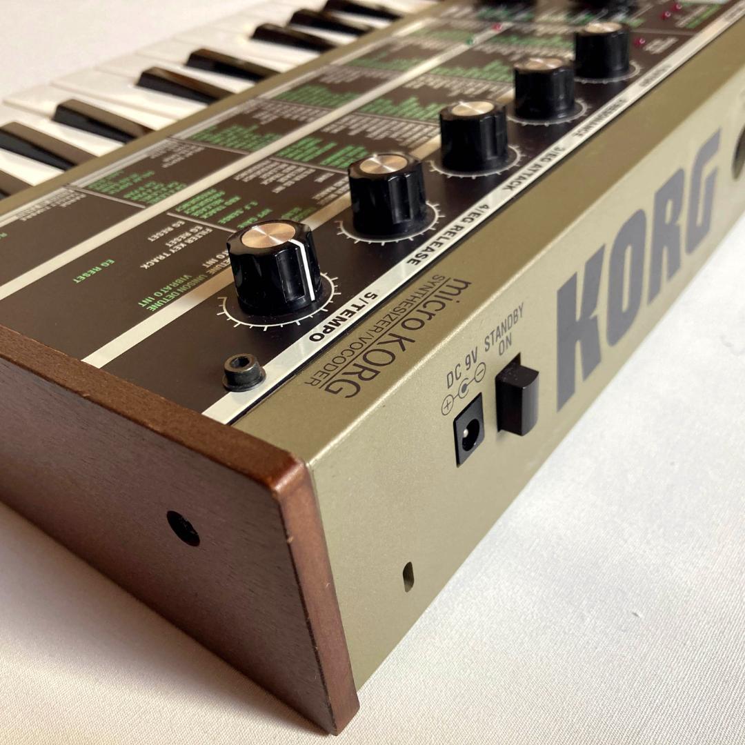 ※きんぴら　microKORG　純正アダプター・グースネックマイク付属