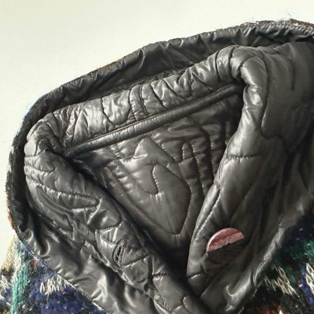 茄子の花様！ミッソーニ リバーシブル ウール　モヘア 幾何学模様 イタリア製