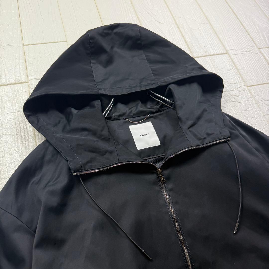 【人気モデル】ebure エブール ジップアップ ブルゾン フーディ パーカー