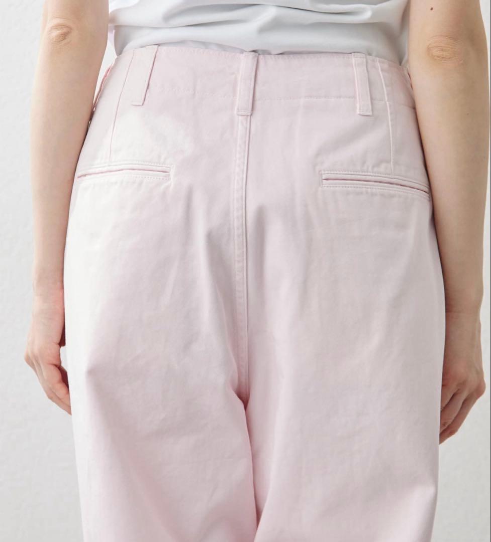 Whim Gazzete新品タグ付き　バイオ加工　チノパンツ　ベージュ　36