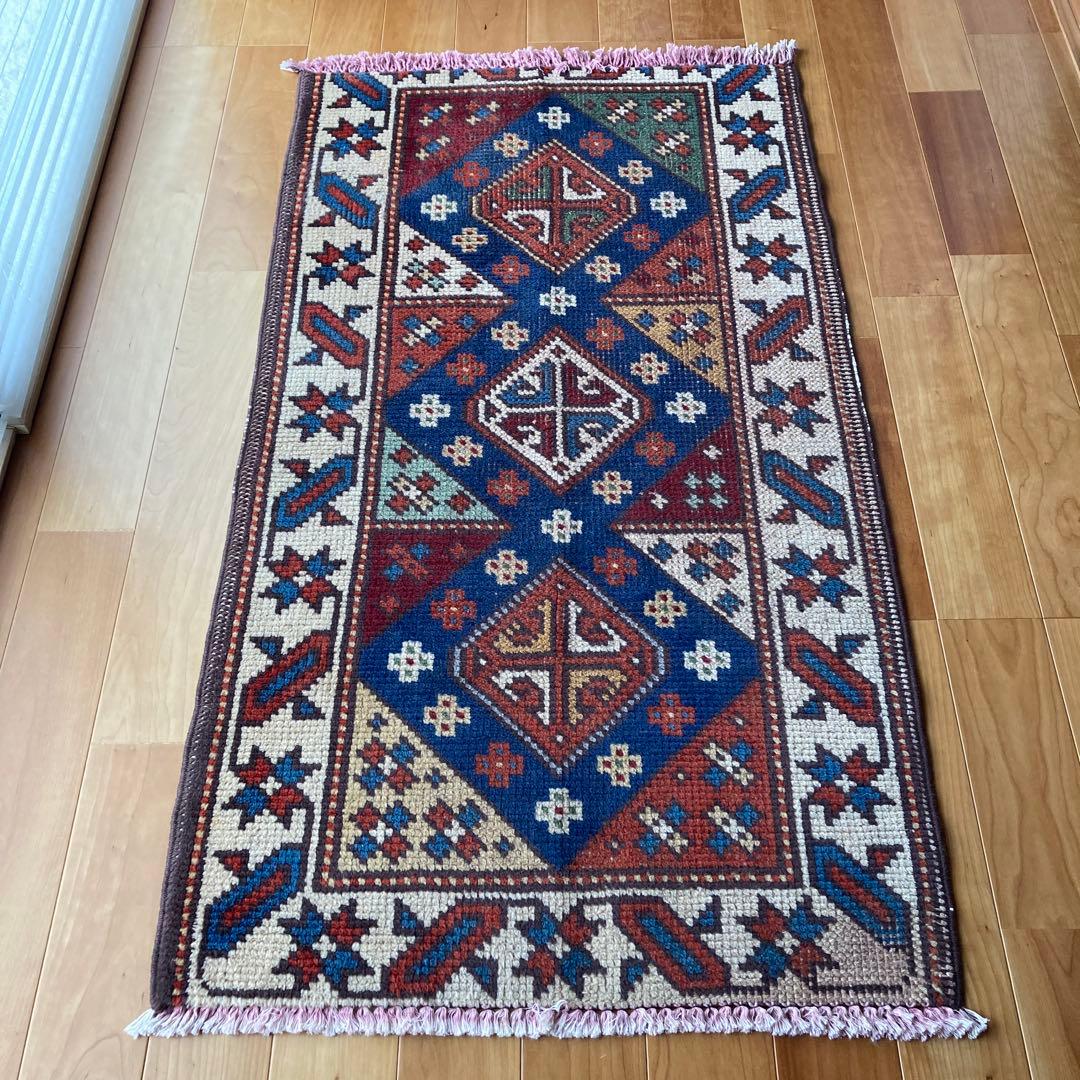 ヴィンテージラグ　トライバルラグ　ターキッシュラグ