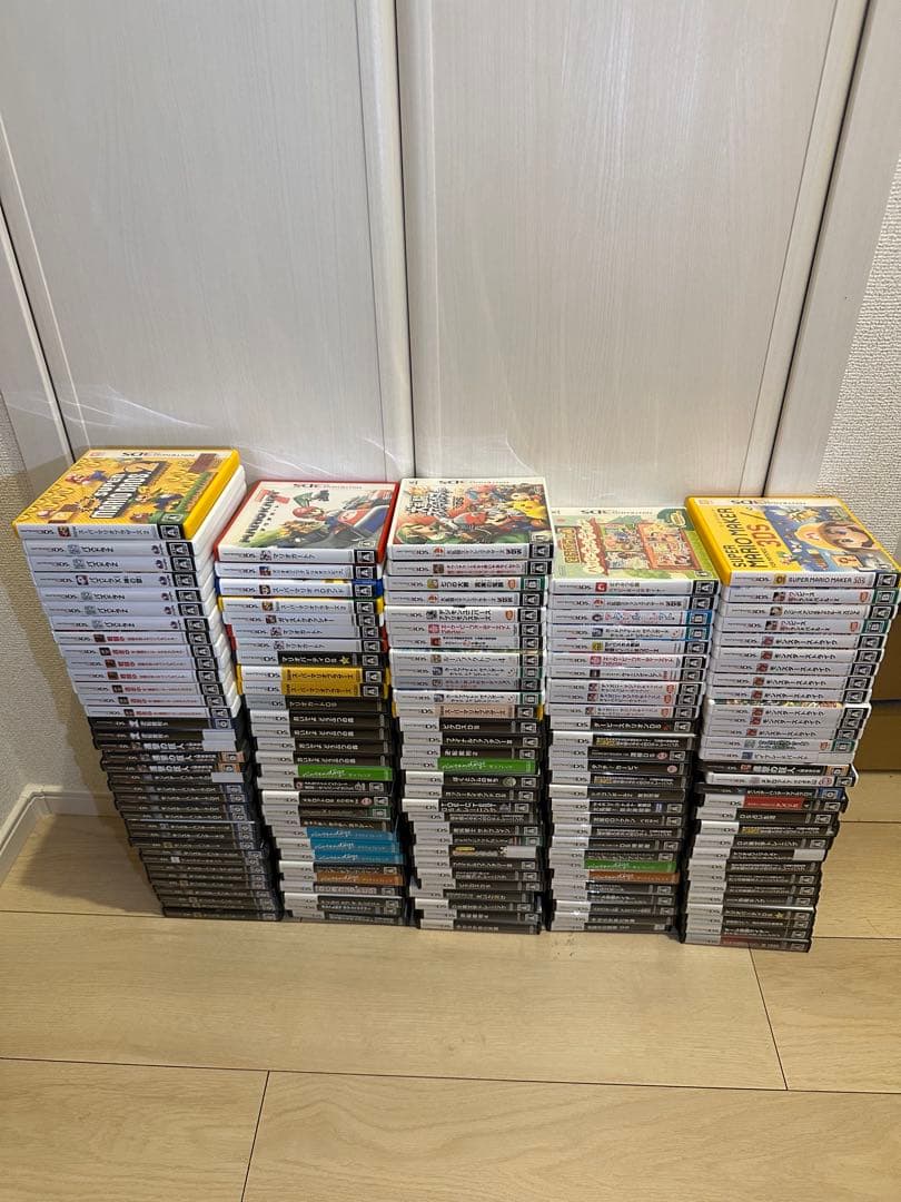 ＤＳ&3ＤＳ　ソフトまとめ売り　153個　ダブり有