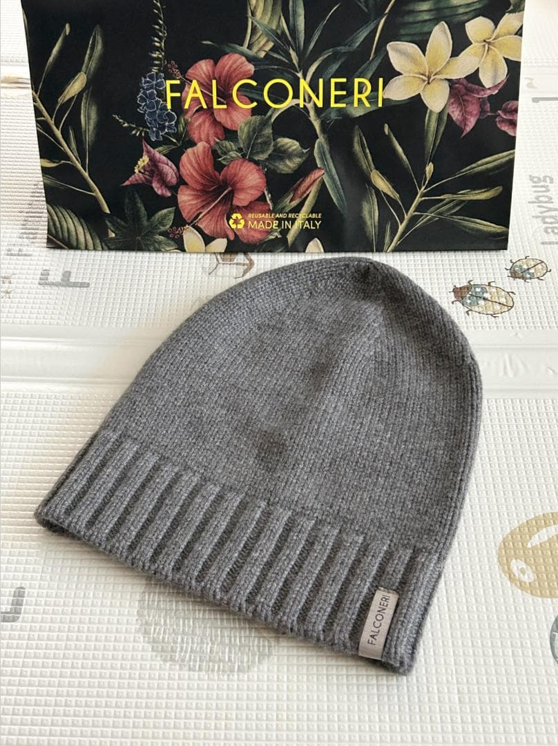 イタリア カシミヤ専門ブランド ファルコネーリ ニットキャップ
