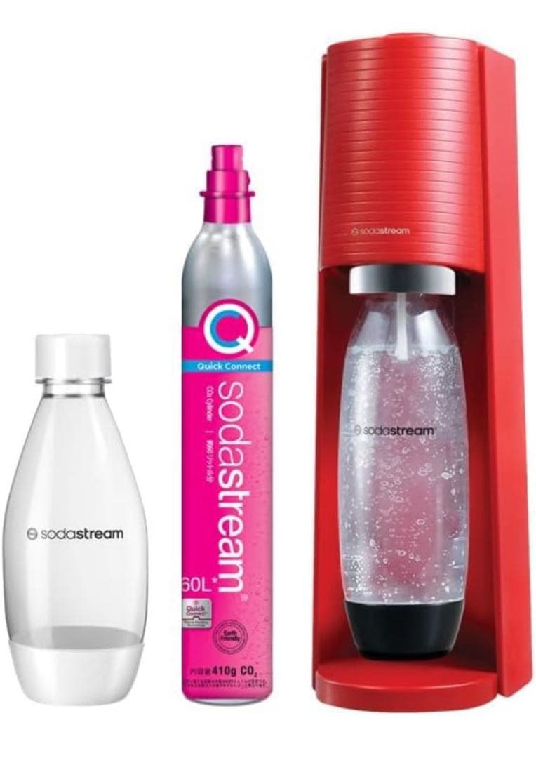 【新品未開封】ソーダストリーム テラ SSM1102 スターターセット レッド