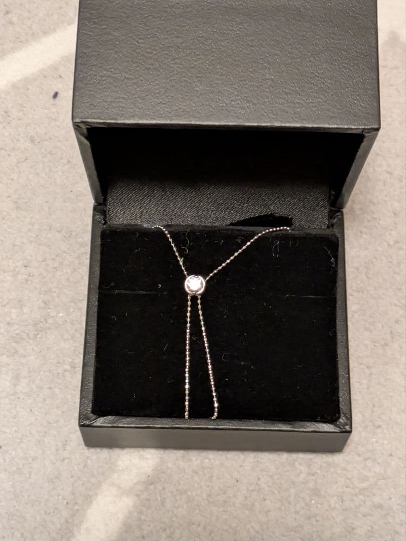 K14ホワイトゴールド　ネックレス