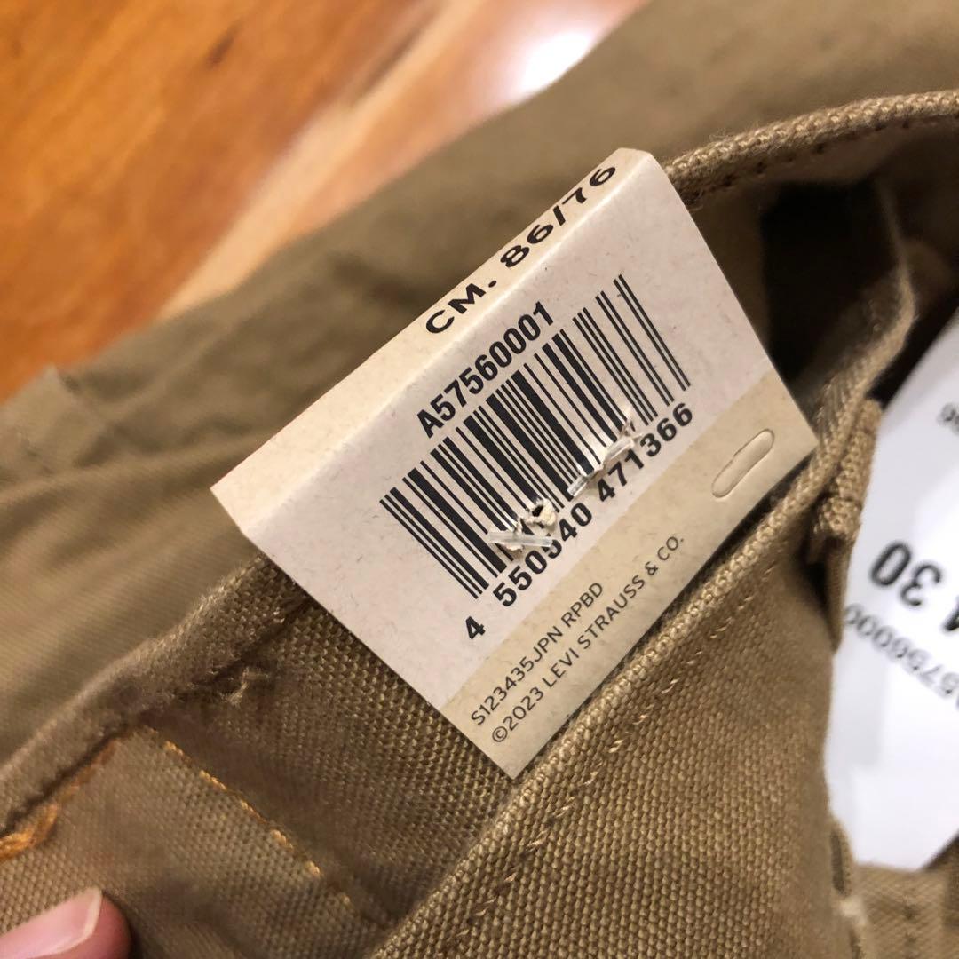 新品未使用　LEVI'S 565 ダブルニー ペインターパンツ w34