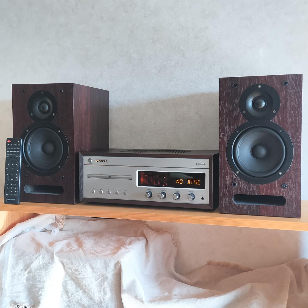 モ*ん様 SANSUI　SMC-500BT　真空管ハイブリッド CDコンポ
