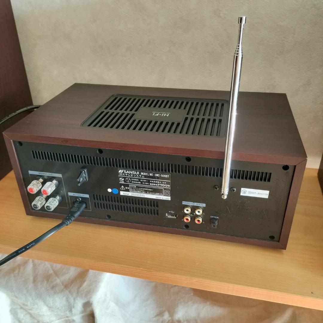 モ*ん様 SANSUI　SMC-500BT　真空管ハイブリッド CDコンポ