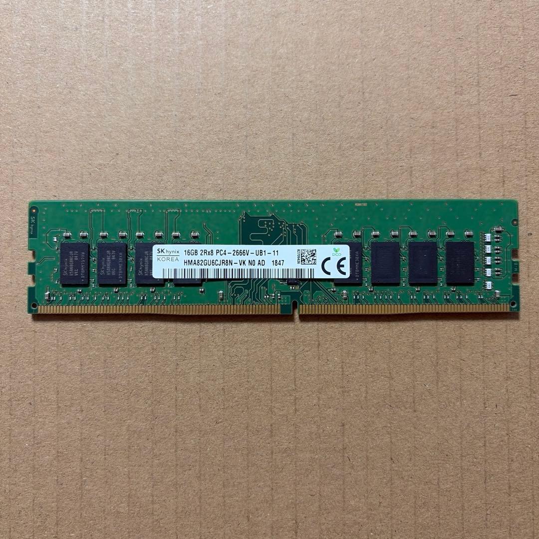 [09] デスクトップ PC メモリ16GB DDR4 2666