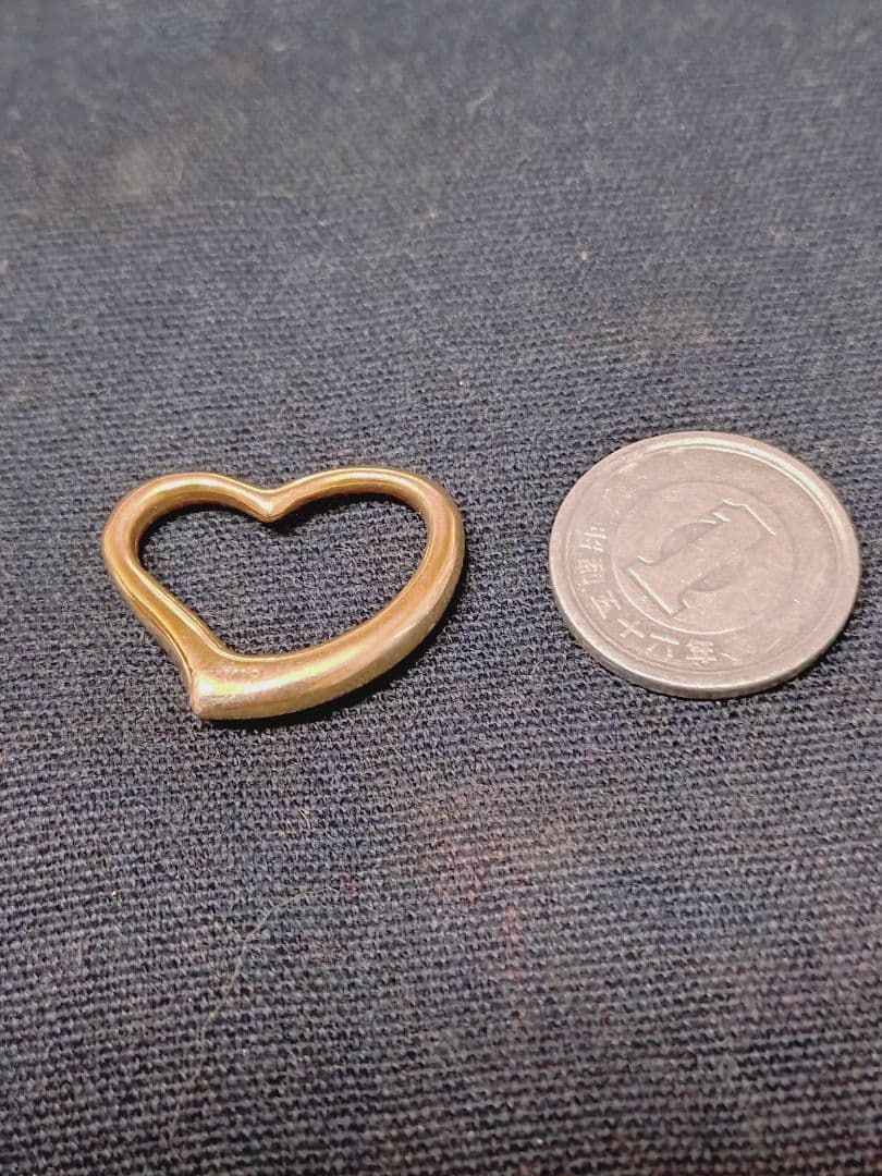 k18 オープンハート ペンダントトップ