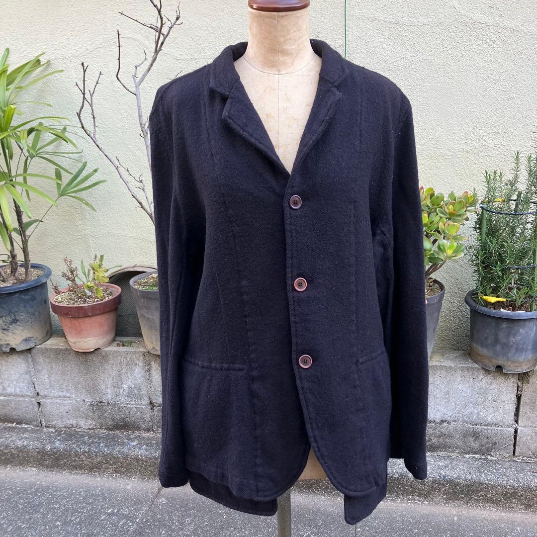 専用　コムデギャルソンシャツ　縮絨　ウールジャケット 　黒　Mサイズ