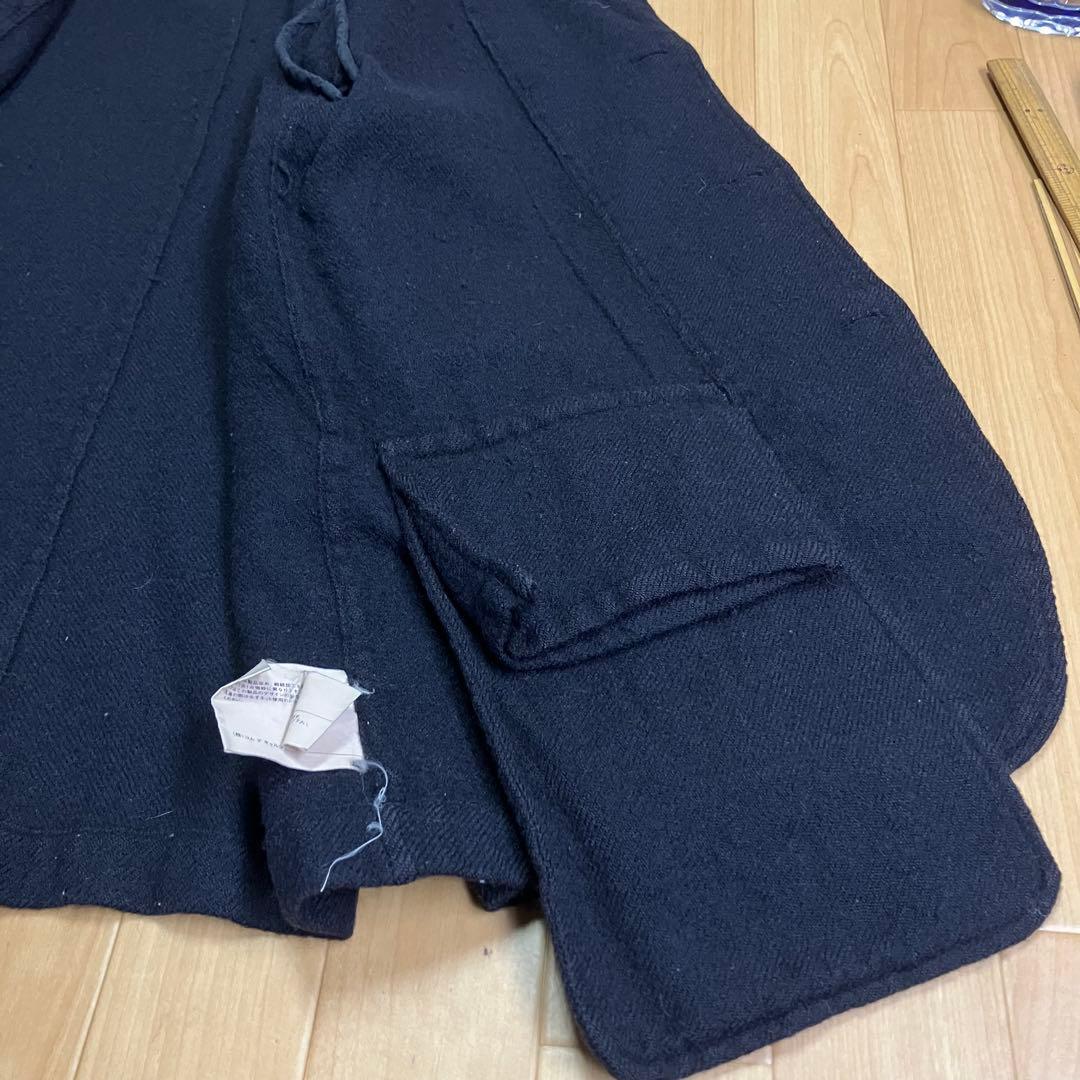 専用　コムデギャルソンシャツ　縮絨　ウールジャケット 　黒　Mサイズ
