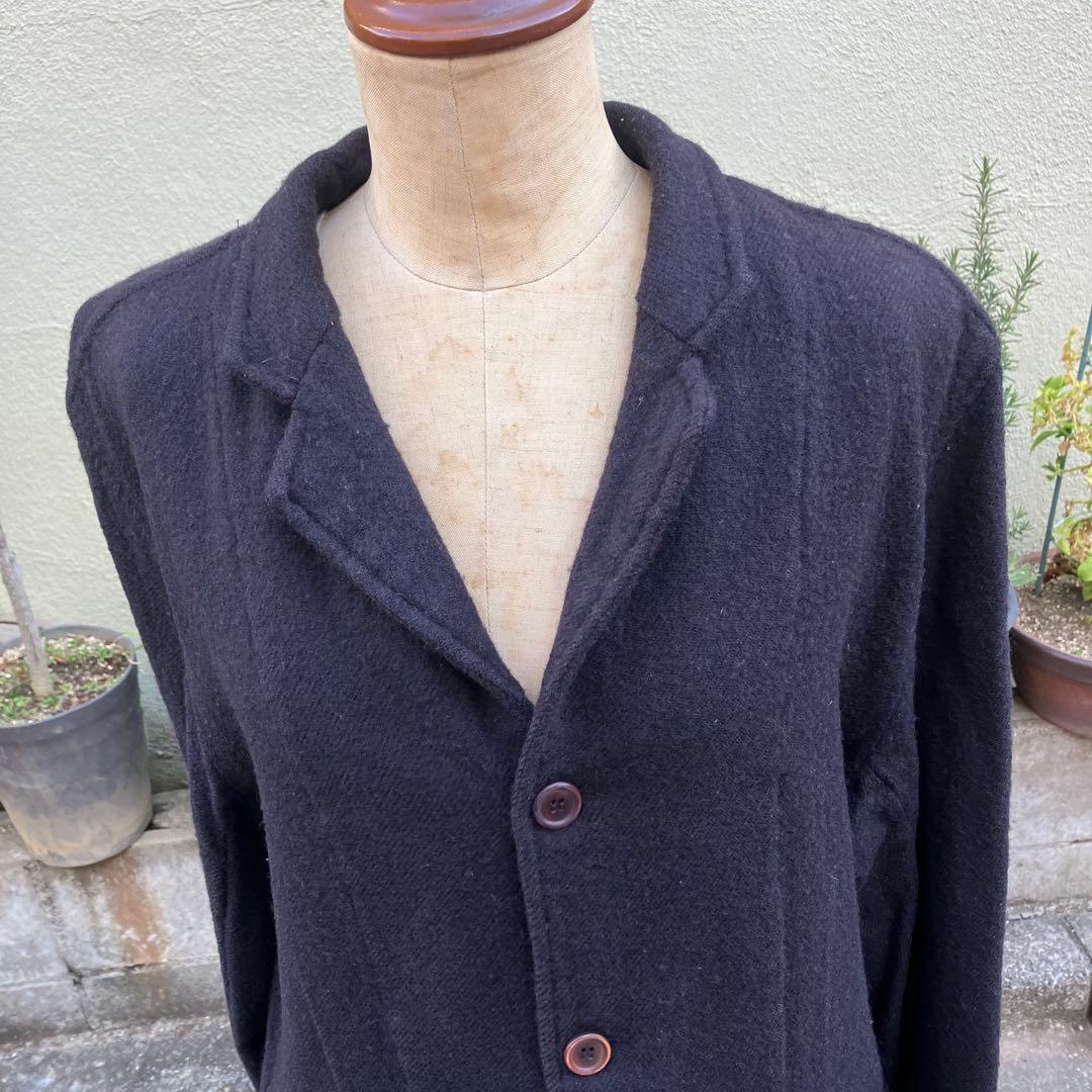 専用　コムデギャルソンシャツ　縮絨　ウールジャケット 　黒　Mサイズ