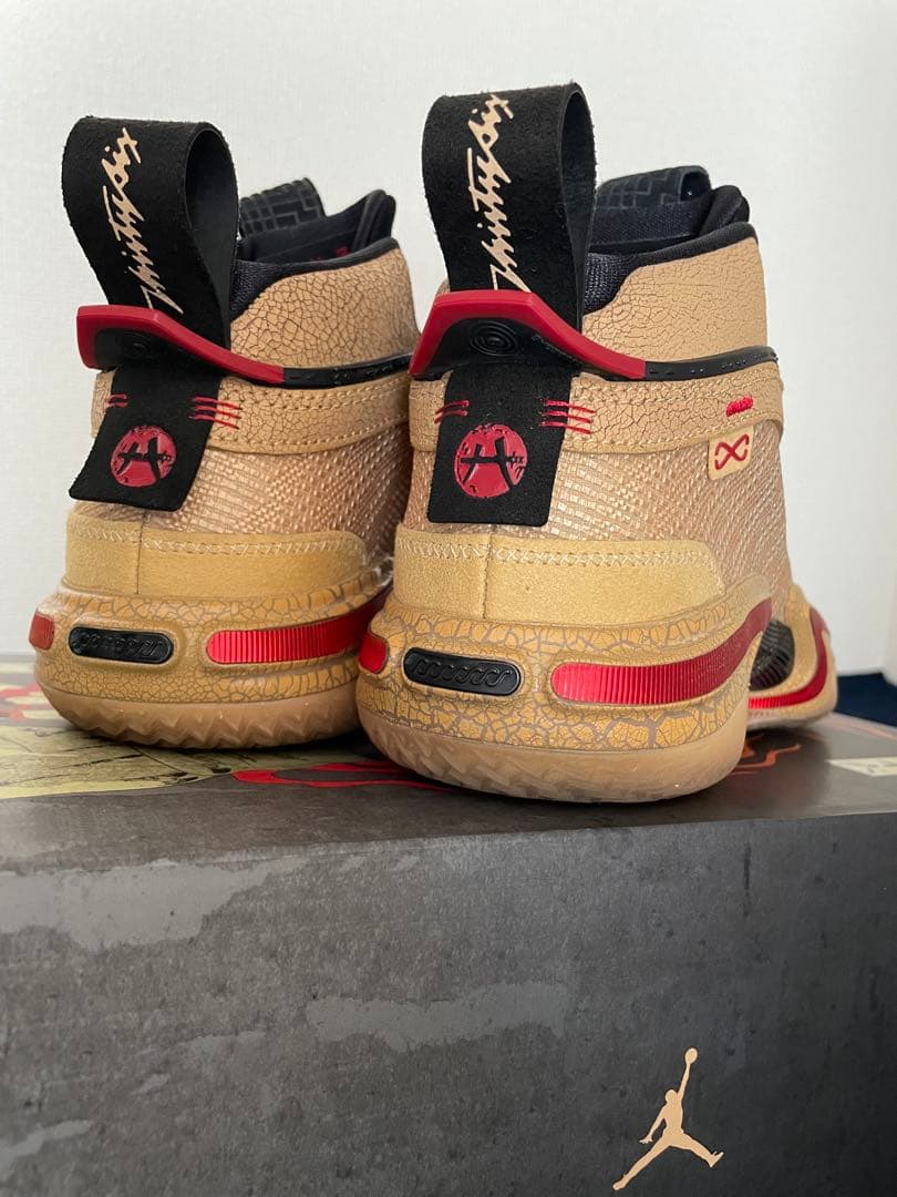 NIKE ナイキ エアジョーダ 36SERUI八村塁 ゴールド24.5cm美品