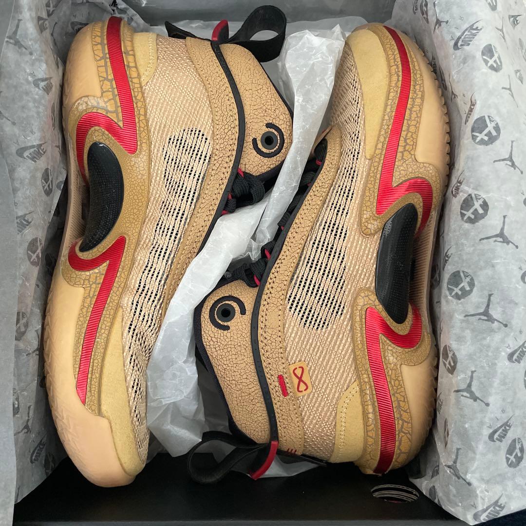 NIKE ナイキ エアジョーダ 36SERUI八村塁 ゴールド24.5cm美品