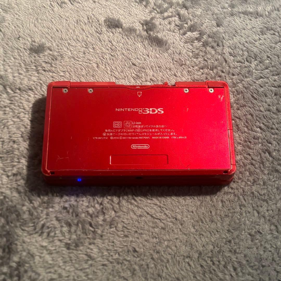 ニンテンドー Nintendo 3DS レッド 動作確認済み