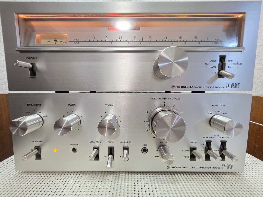 Pioneer TX-6600II & SA-6850 セット