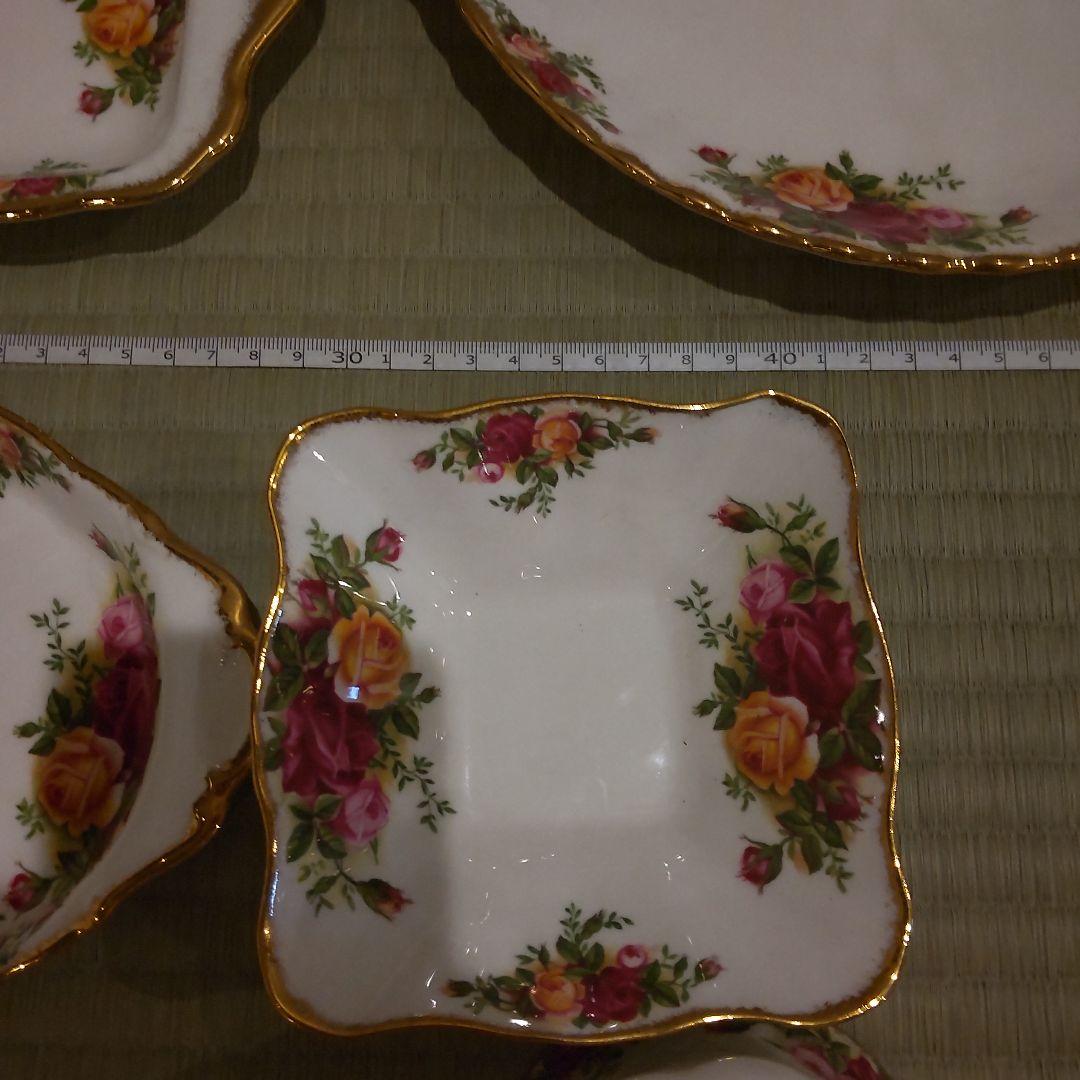 ロイヤルアルバート　ティーカップソーサーセットオールドカントリーローズ自宅保管品