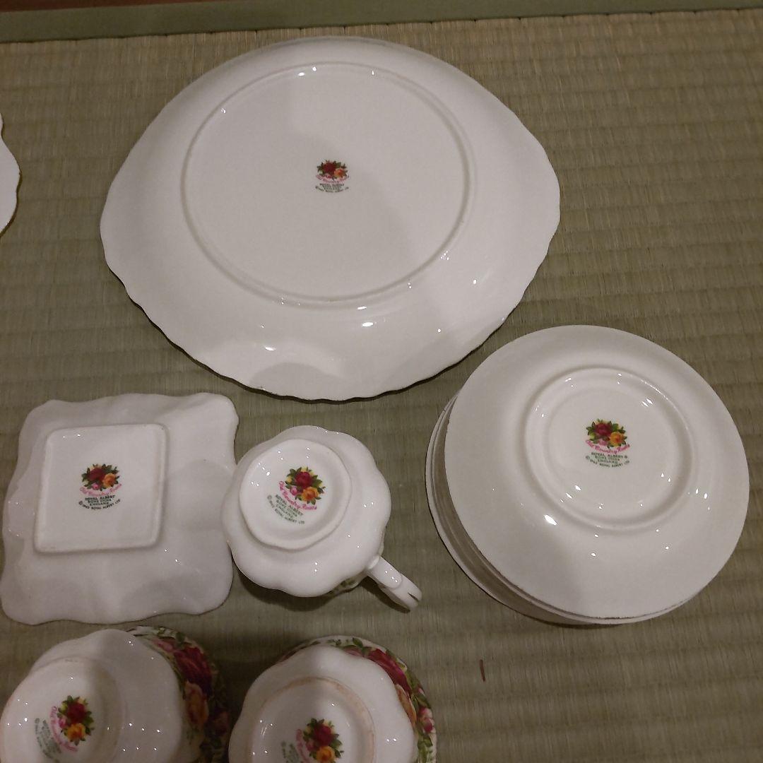 ロイヤルアルバート　ティーカップソーサーセットオールドカントリーローズ自宅保管品