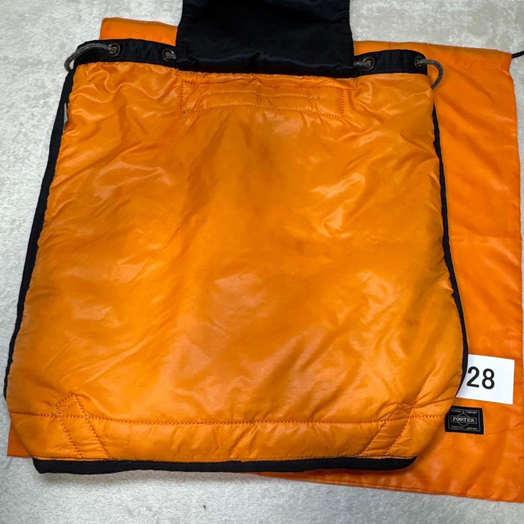28 美品　ポーター　タンカー　リュック　バックパック　ブラック