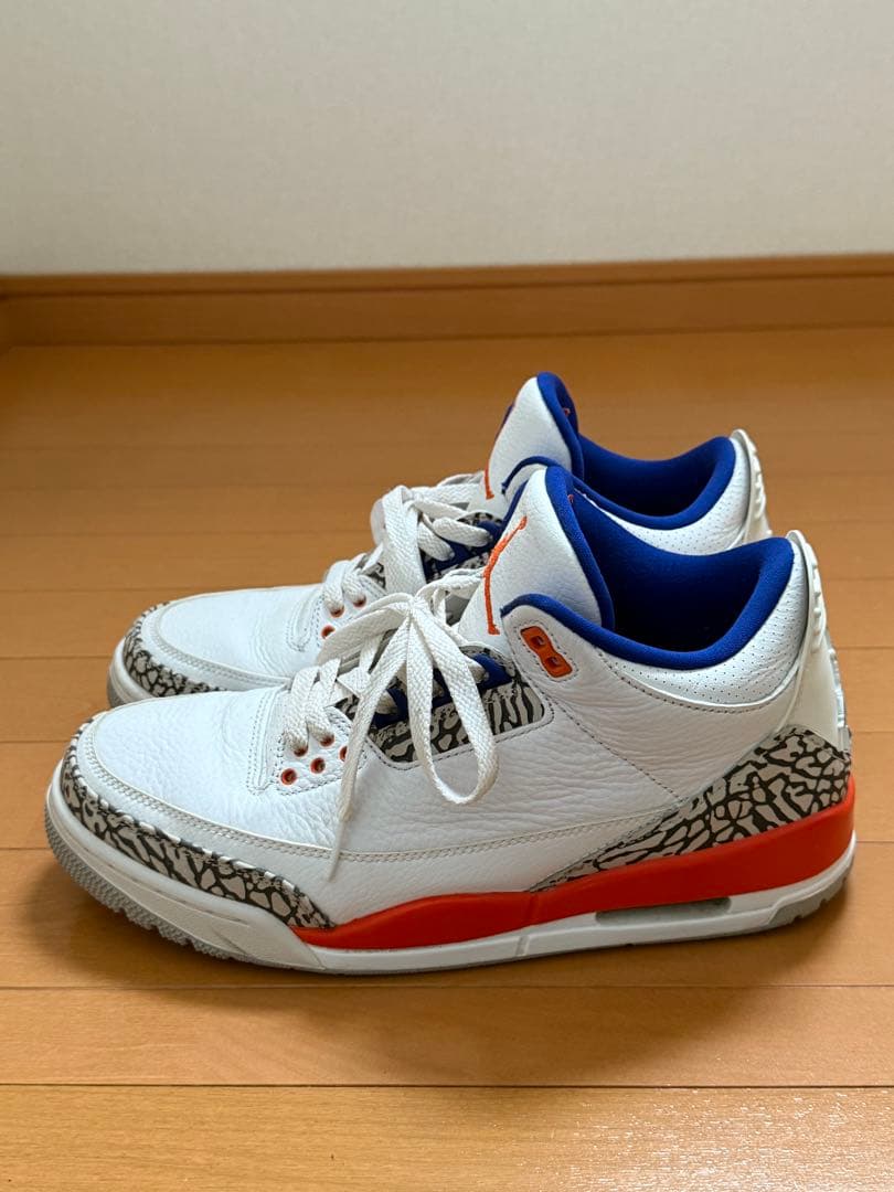 Air Jordan 3 ホワイト/オレンジ/ブルー