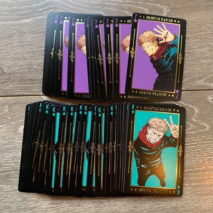 呪術廻戦★箔押しトランプ　♦︎K、♣︎7【♡様】