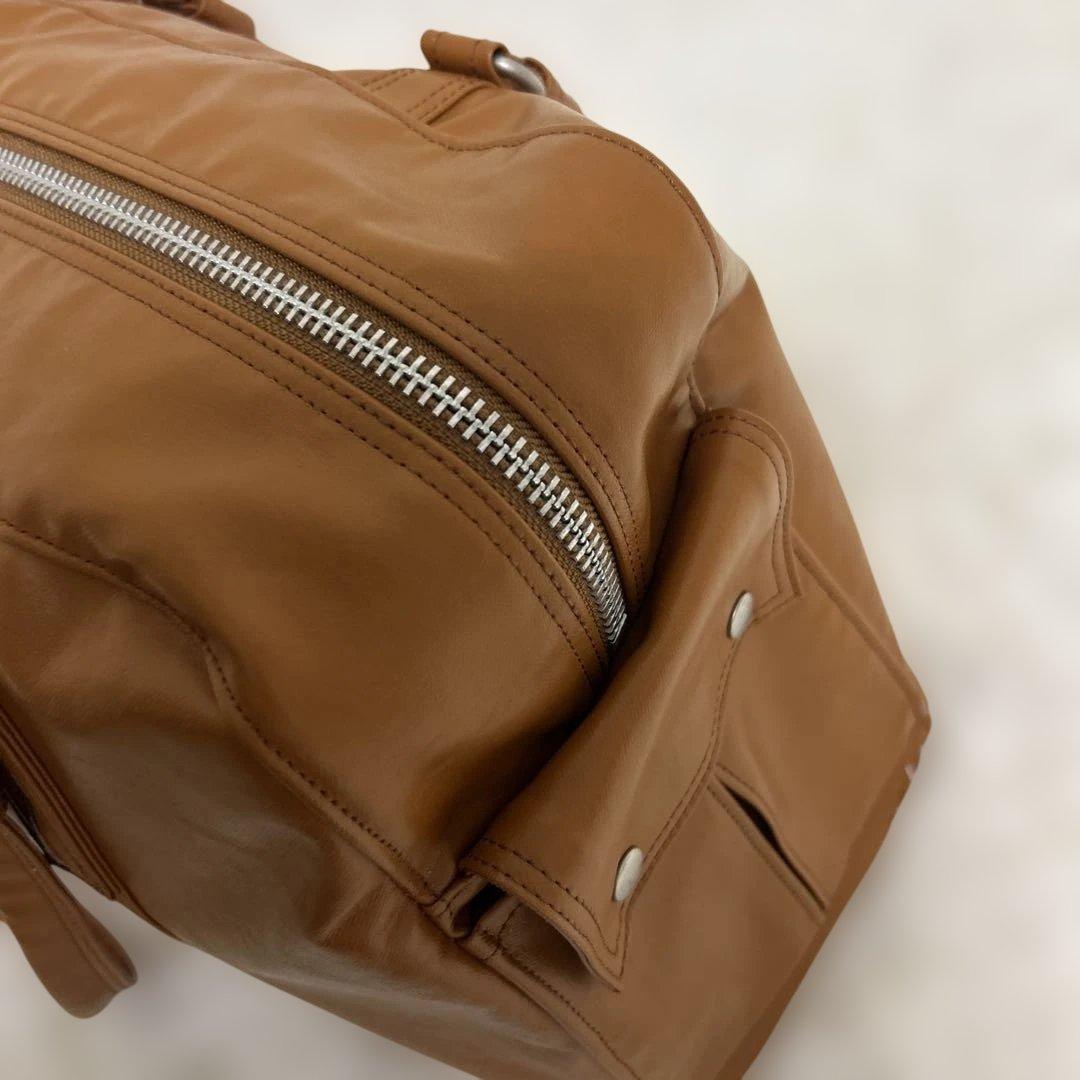 【新品同様】PORTER ポーター　フリースタイル キャメル　ボストンバッグ