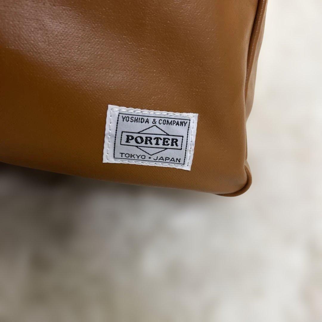 【新品同様】PORTER ポーター　フリースタイル キャメル　ボストンバッグ