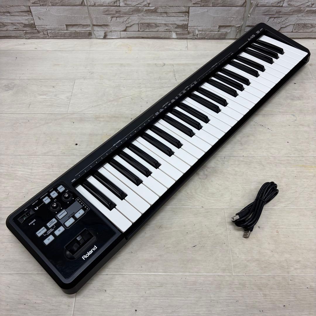 Roland ローランド 49鍵盤 USB MIDIキーボード A-49 ⑤