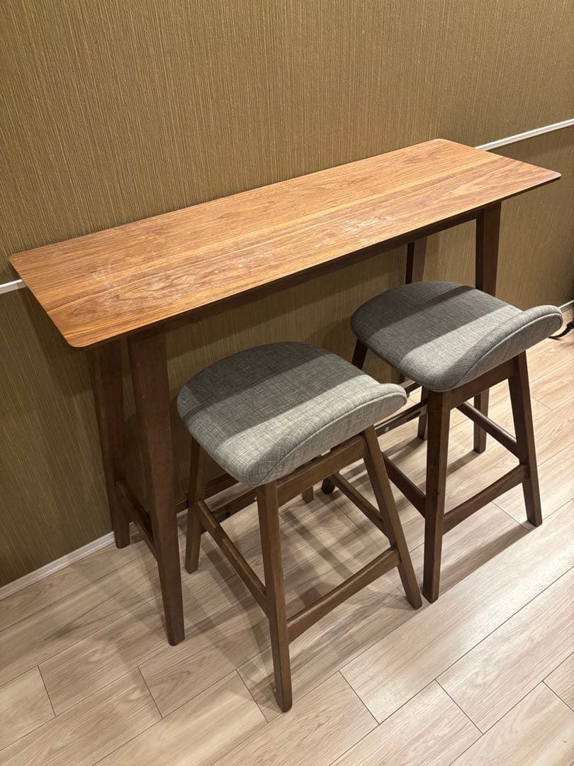 ニトリ　カウンターテーブル＋チェアセット！　※愛知県引き取り限定