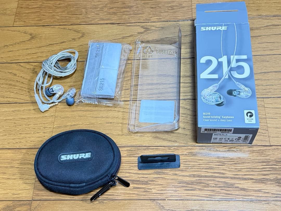 Shure SE215 有線イヤホン イヤモニ シュアー #モニターイヤホン