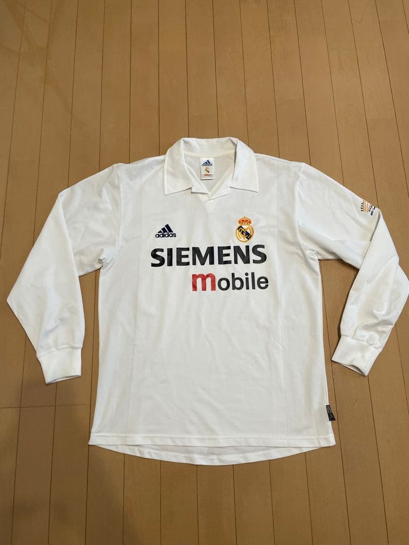 【ば様購入済】レアル・マドリード 02/03 ホーム 長袖 レプリカユニフォーム